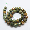 Natural Rhyolite Jasper Beads Strands G-G213-4mm-25-2