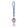 4Pcs Alloy Enamel Pendant Decoration HJEW-CP00031-6