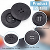 Olycraft 30Pcs Wood Buttons BUTT-OC0001-50B-4