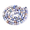 Ombre Effect Dyed Glass Beads Strands GLAA-N067-01A-05-2