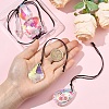 5Pcs 5 Styles Transparent Glass Suncatchers HJEW-YW00480-3