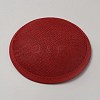 Imitation Hemp Round Fascinator Hat Base for Millinery AJEW-WH0472-45A-06-1