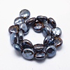 Eco-Friendly Glazed Porcelain Beads PORC-P027-B02-2