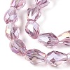 Transparent Electroplate Glass Beads Strands LS-EGLA-N013-T4mm-B02-3