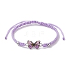 4Pcs Adjustable Waxed Polyester Cord Braided Bracelets for Women BJEW-JB11275-3