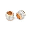 Alloy Rhinestone Clay Pave Beads ALRI-D300-01G-03-2
