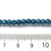 Electroplated Synthetic Non-magnetic Hematite Beads Strands G-C154-A01-01C-4