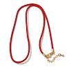 2MM Round Nylon Milan Cord Necklace Makings MAK-F038-C03-G-1