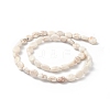 Natural Howlite Beads Strands G-P494-B02-2