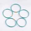 PVC Plastic Buddhist Bangle Sets BJEW-T008-09P-2