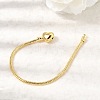 European Brass Chain Bracelet Making BJEW-A164-02G-2