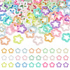 55Pcs 11 Colors Opaque Acrylic Pendants MACR-TA0002-46-1