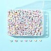 111G Craft Acrylic Horizontal Hole Letter Beads SACR-FS0001-35-9
