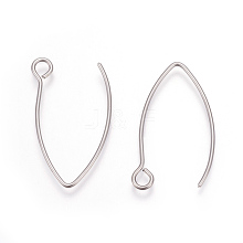 304 Stainless Steel Earring Hooks X-STAS-L216-03A-P