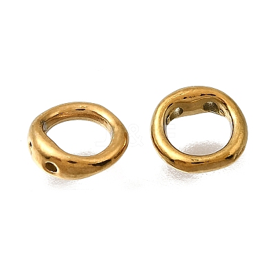 304 Stainless Steel Ring Charm Connectors STAS-L315-069B-G-1