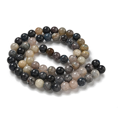 Natural Scorzalite Beads Strands G-B099-C04-02-1