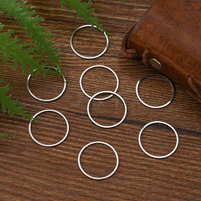 Non-Tarnish 304 Stainless Steel Linking Ring X-STAS-S079-12C-A-1