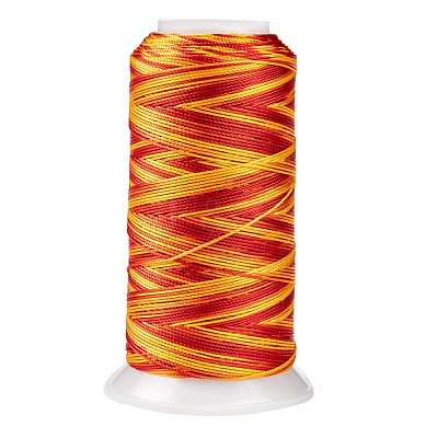 Segment Dyed Round Polyester Sewing Thread OCOR-Z001-B-22-1
