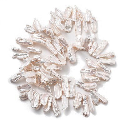 Natural Baroque Keshi Pearl Beads Strands PEAR-P064-02E-05B-1