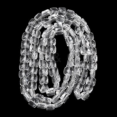 Transparent Glass Beads Strands X-GLAA-L050-A18-1