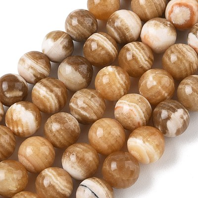 Natural Calcite Beads Strands GG-CBA23C7-A01-10mm-1