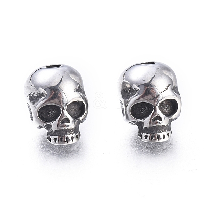 Halloween 304 Stainless Steel Beads STAS-M274-099AS-1