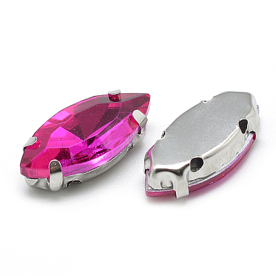 Sew on Rhinestone RGLA-T034-5x10mm-10-1