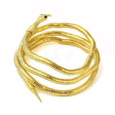 Adjustable Iron Snake Wrap Bangles BJEW-U004-03A-G-1