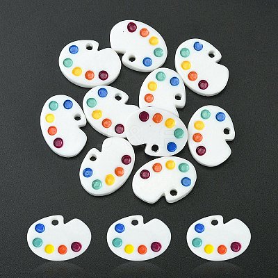 Opaque Resin Pendants CRES-YW0001-09-1