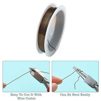Copper Jewelry Wire CWIR-CW0.6mm-29-1