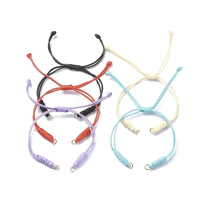 Adjustable Braided Eco-Friendly Korean Waxed Polyester Cord AJEW-JB01202-1