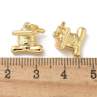 Rack Plating Brass Pendants KK-K392-53G-1