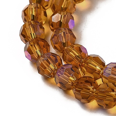 Electroplate Transparent Glass Beads Strands LS-EGLA-A035-T4mm-L04-1