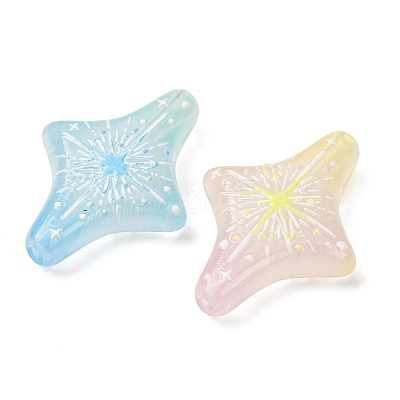 Printed Transparent Acrylic Beads AC-CBAC4EE-05-1