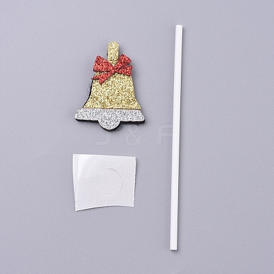Christmas Bell Shape Christmas Cupcake Cake Topper Decoration DIY-I032-21-1