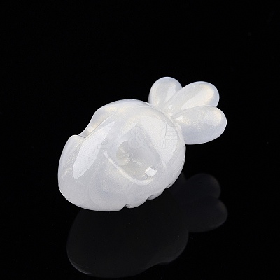 Opaque Acrylic with Glitter Powder Beads SACR-G024-02-1