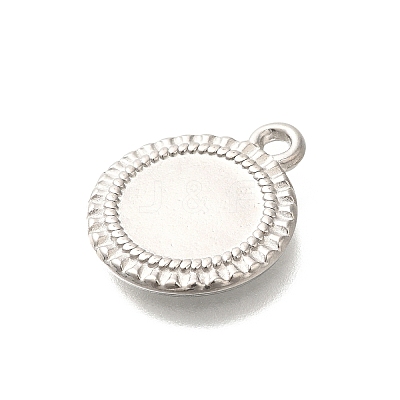 304 Stainless Steel Pendant Cabochon Settings STAS-I321-60P-1