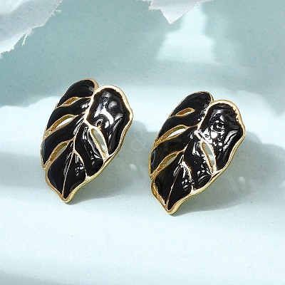Brass Stud Earrings for Women KK-CBA9D38-05G-03-1