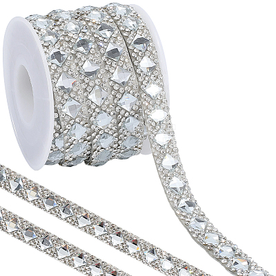 Self-adhesion Glass Hotfix Rhinestone DIY-WH20013-98A-1
