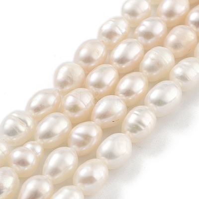 Natural Cultured Freshwater Pearl Beads Strands PEAR-P062-06D-1