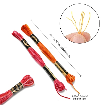 6-Ply Polyester Embroidery Floss OCOR-FZ0001-01C-1