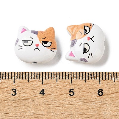 Baking Paint Alloy Beads FIND-H059-02D-1
