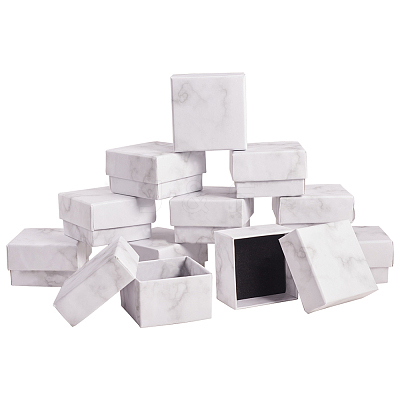 Paper Cardboard Jewelry Ring Boxes LS-X1-CBOX-E012-05A-1