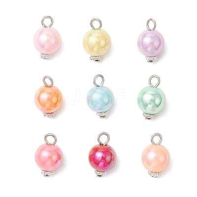 Opaque Acrylic Pendants PALLOY-JF03929-1