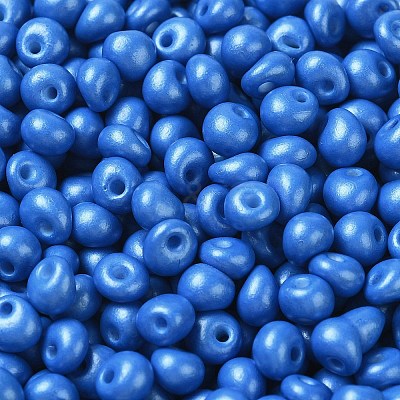 6/0 Opaque Baking Paint Glass Seed Beads X1-SEED-M012-02A-03-1