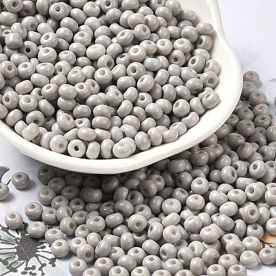 Baking Paint Glass Seed Beads SEED-B001-02A-04-1