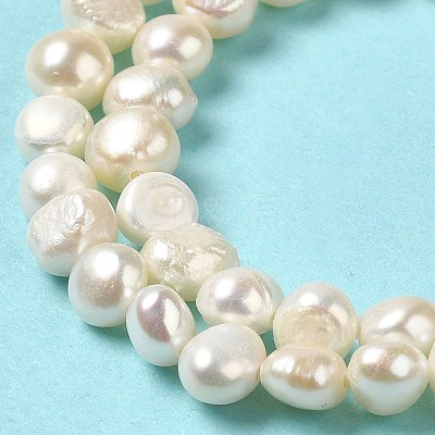 Natural Keshi Pearl Beads Strands PEAR-E017-28-1