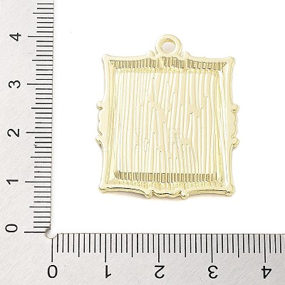Rack Plating Alloy Pendant Cabochon Settings FIND-Z054-16G-1