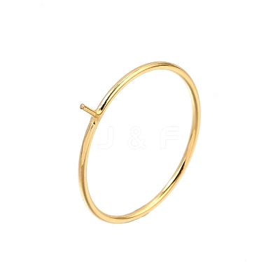 1/20 Yellow Gold Filled Stackable Rings Settings with Peg KK-Z116-01G-01-1