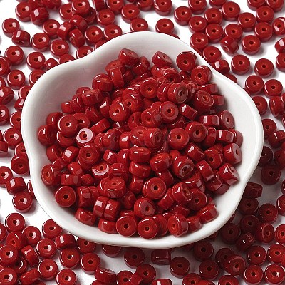 Opaque Colours Glass Seed Beads SEED-E001-P3x6mm-13-1
